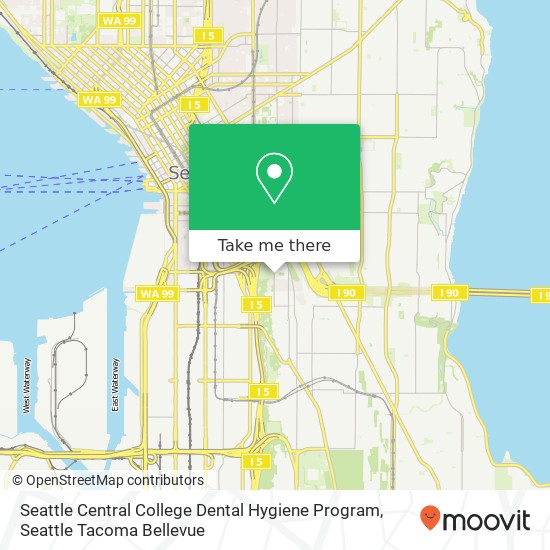 Seattle Central College Dental Hygiene Program, 1200 12th Ave S map