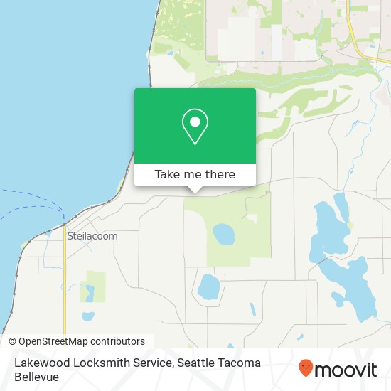 Mapa de Lakewood Locksmith Service, 9601 Steilacoom Blvd SW