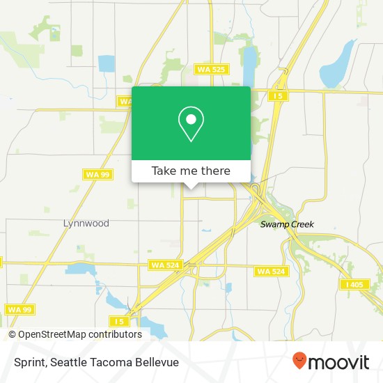 Sprint, 3333 184th St SW map