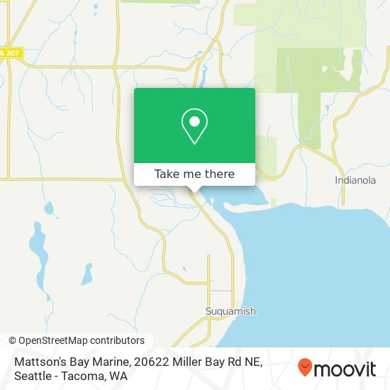 Mapa de Mattson's Bay Marine, 20622 Miller Bay Rd NE