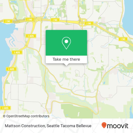 Mattson Construction map