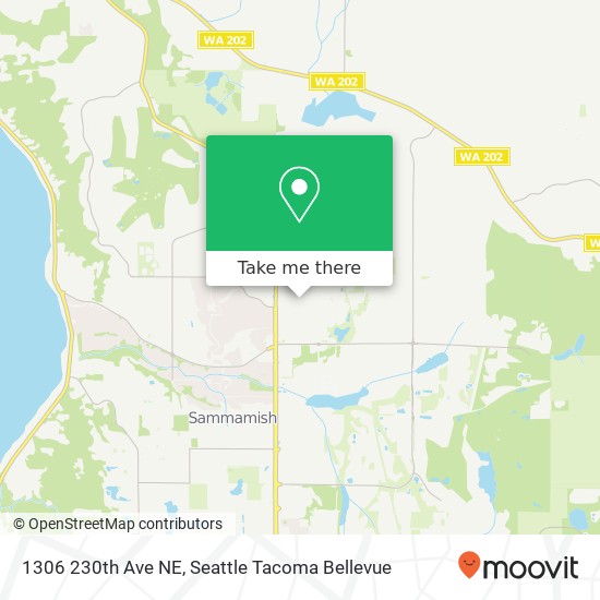 Mapa de 1306 230th Ave NE, Sammamish, WA 98074