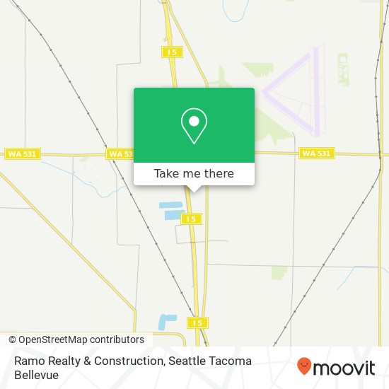 Mapa de Ramo Realty & Construction, 16404 Smokey Point Blvd