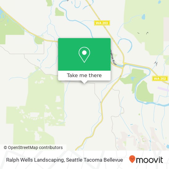 Mapa de Ralph Wells Landscaping, 32925 SE 46th St