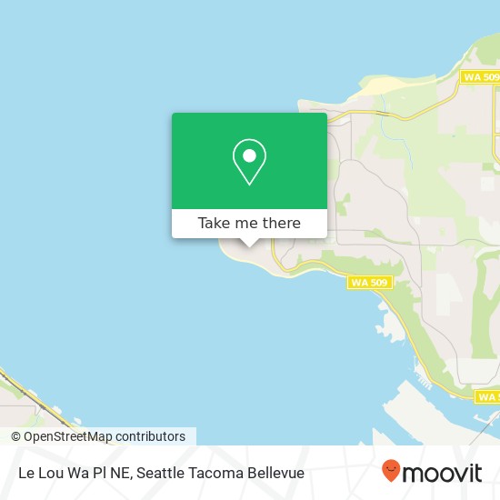 Le Lou Wa Pl NE, Tacoma, WA 98422 map