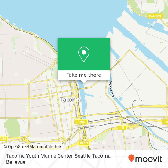 Tacoma Youth Marine Center, 820 E D St map