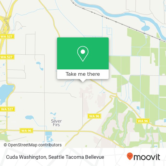 Mapa de Cuda Washington, 5102 111th Pl SE