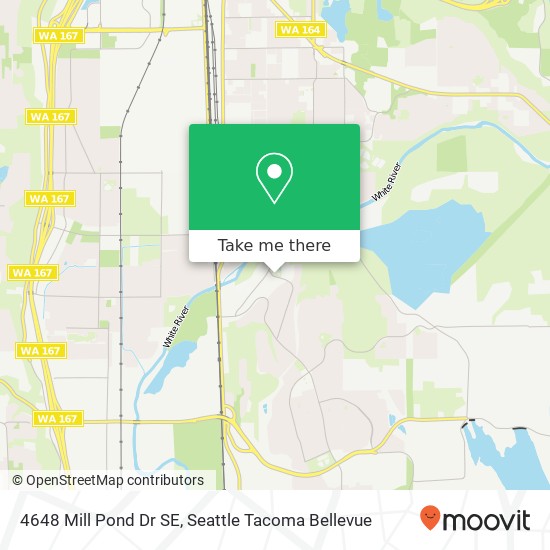 Mapa de 4648 Mill Pond Dr SE, Auburn, WA 98092