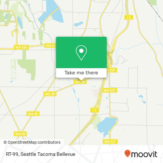 RT-99, Everett, WA 98208 map