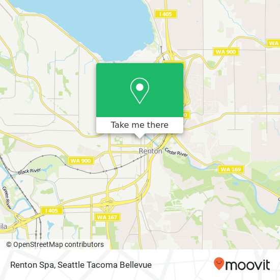 Mapa de Renton Spa, 107 Williams Ave S