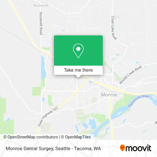 Monroe Genral Surgey map