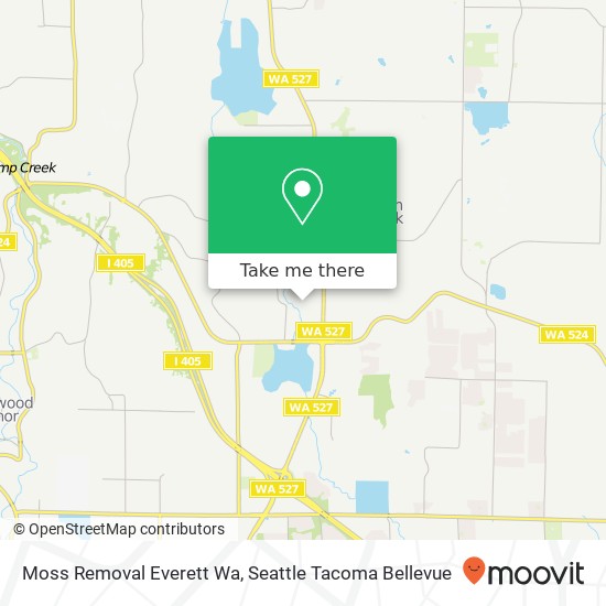 Moss Removal Everett Wa, 20320 Bothell Everett Hwy map