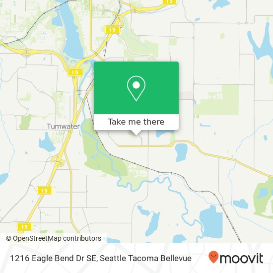 1216 Eagle Bend Dr SE, Olympia, WA 98501 map