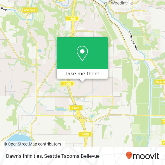 Mapa de Dawn's Infinities, 13810 119th Ave NE