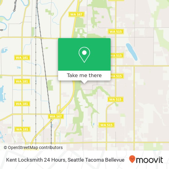 Kent Locksmith 24 Hours, 21454 94th Pl S map