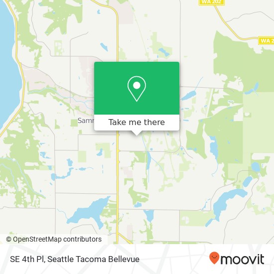 Mapa de SE 4th Pl, Sammamish, WA 98074