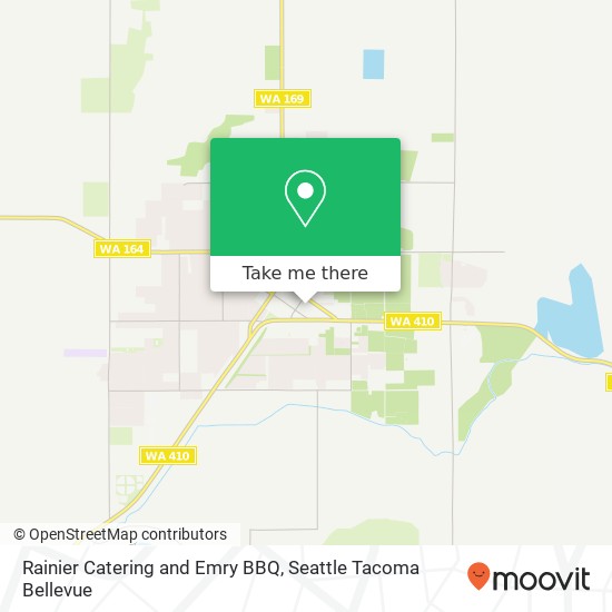 Mapa de Rainier Catering and Emry BBQ