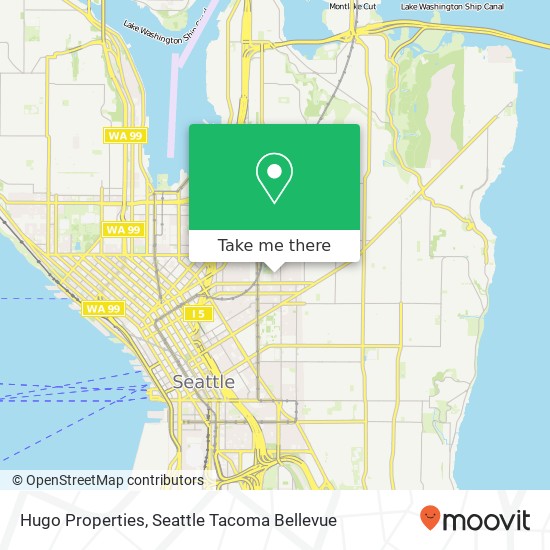 Mapa de Hugo Properties, 1111 E Olive St