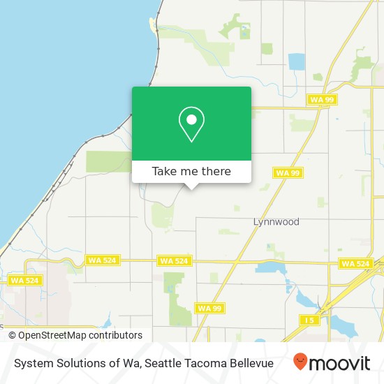 Mapa de System Solutions of Wa, 18316 68th Ave W