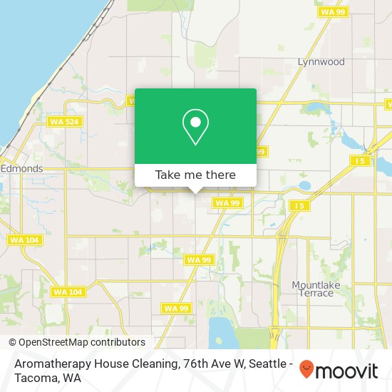 Aromatherapy House Cleaning, 76th Ave W map