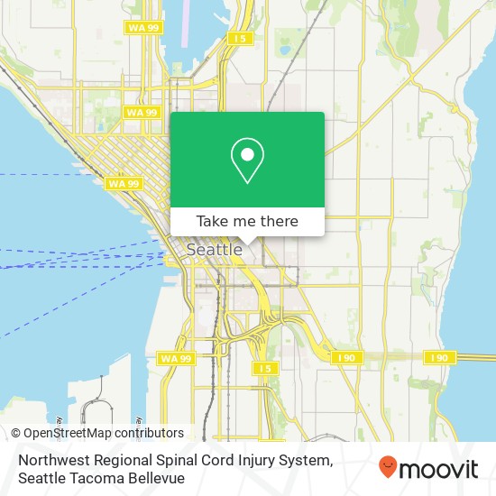 Mapa de Northwest Regional Spinal Cord Injury System, 325 9th Ave