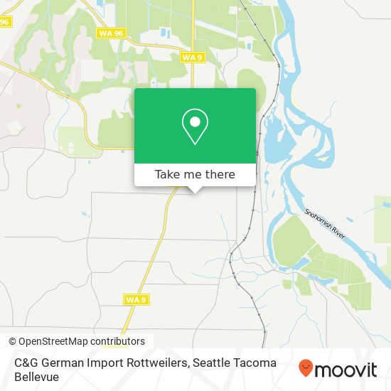 Mapa de C&G German Import Rottweilers, 9206 156th St SE