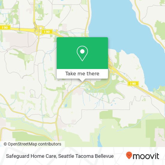 Mapa de Safeguard Home Care, 4957 Lakemont Blvd SE