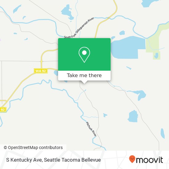 S Kentucky Ave, Granite Falls, WA 98252 map