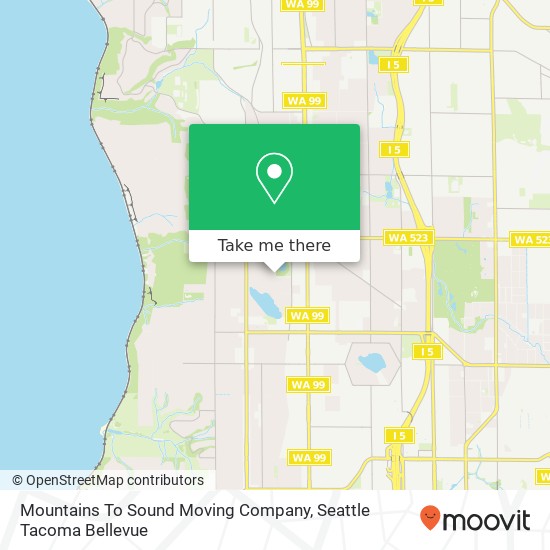Mountains To Sound Moving Company, N 138th St map