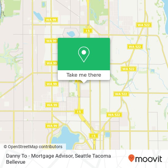 Mapa de Danny To - Mortgage Advisor, 155 NE 100th St