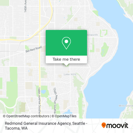 Mapa de Redmond General Insurance Agency