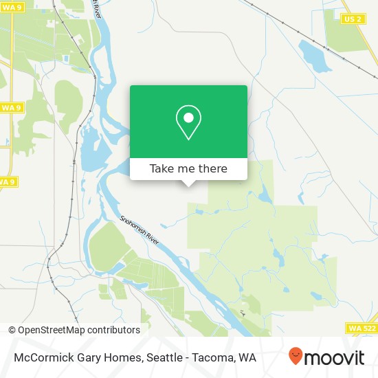 McCormick Gary Homes map