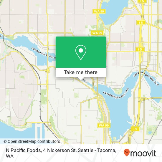 Mapa de N Pacific Foods, 4 Nickerson St