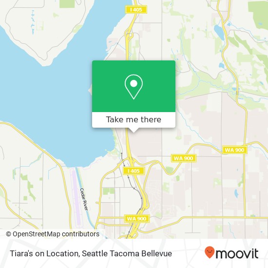 Tiara's on Location map