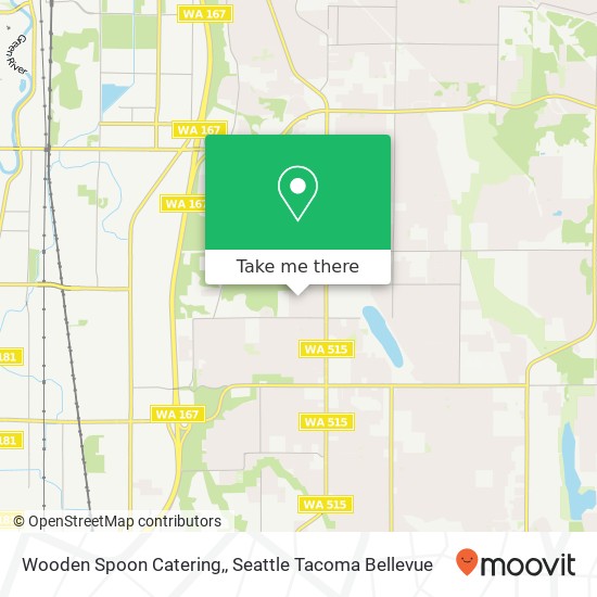 Wooden Spoon Catering, map