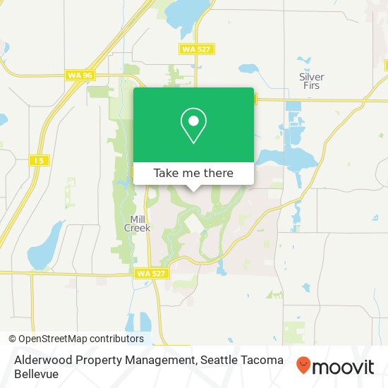Alderwood Property Management, 19th Ave SE map