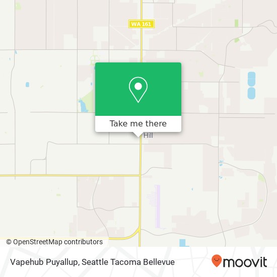 Mapa de Vapehub Puyallup, 15012 Meridian E