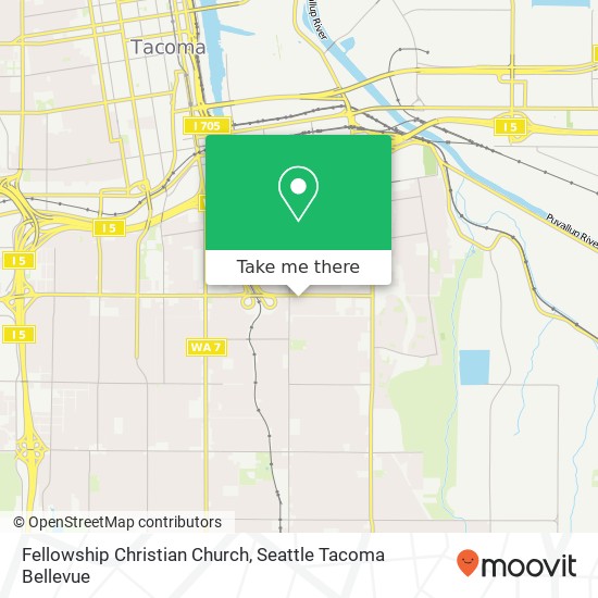 Mapa de Fellowship Christian Church, 860 E 38th St