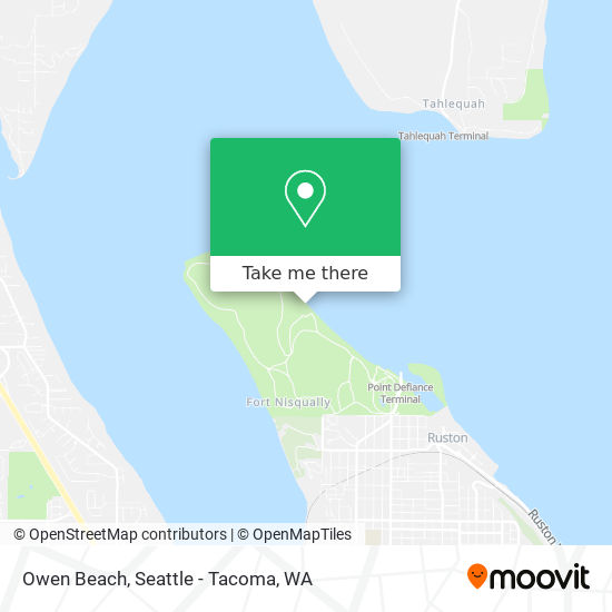 Owen Beach map