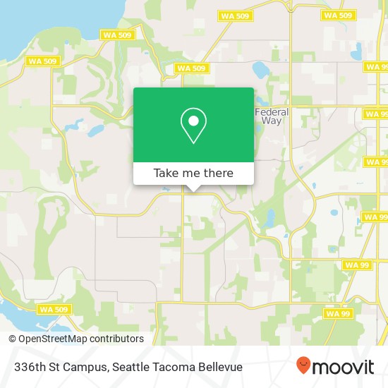 336th St Campus, Federal Way, WA 98023 map