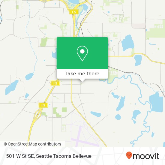 501 W St SE, Tumwater (OLYMPIA), WA 98501 map