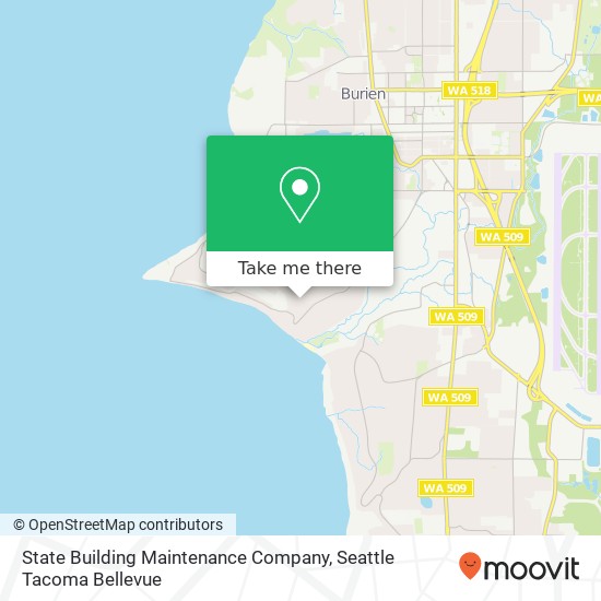 Mapa de State Building Maintenance Company, Hillcrest Ter SW