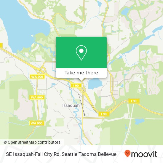 Mapa de SE Issaquah-Fall City Rd, Issaquah, WA 98029