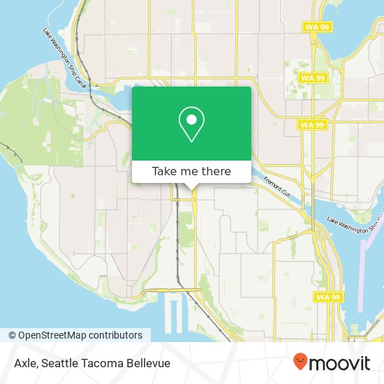 Mapa de Axle, 3230 16th Ave W