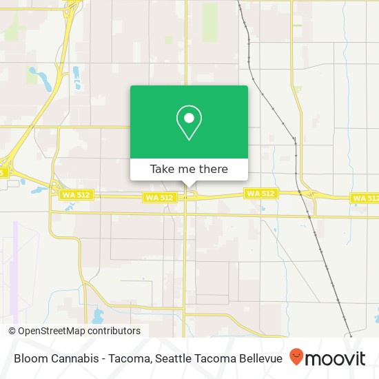 Bloom Cannabis - Tacoma, 10707 Pacific Ave S map