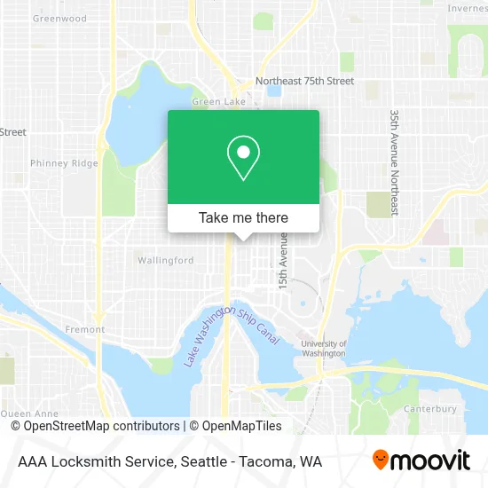 AAA Locksmith Service map