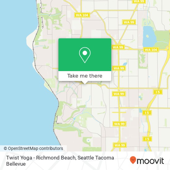 Twist Yoga - Richmond Beach, 621 NW Richmond Beach Rd map