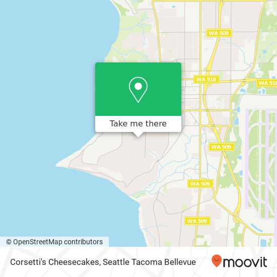 Corsetti's Cheesecakes, 16244 16th Ave SW map