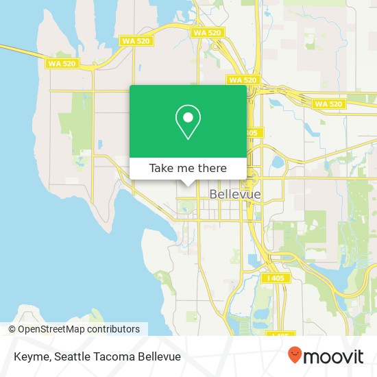 Keyme, 300 Bellevue Way NE map