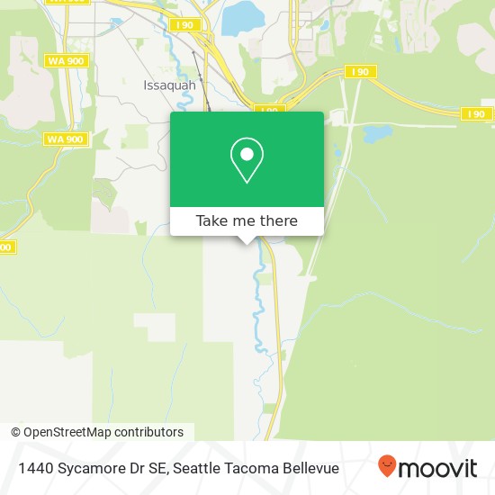 1440 Sycamore Dr SE, Issaquah, WA 98027 map